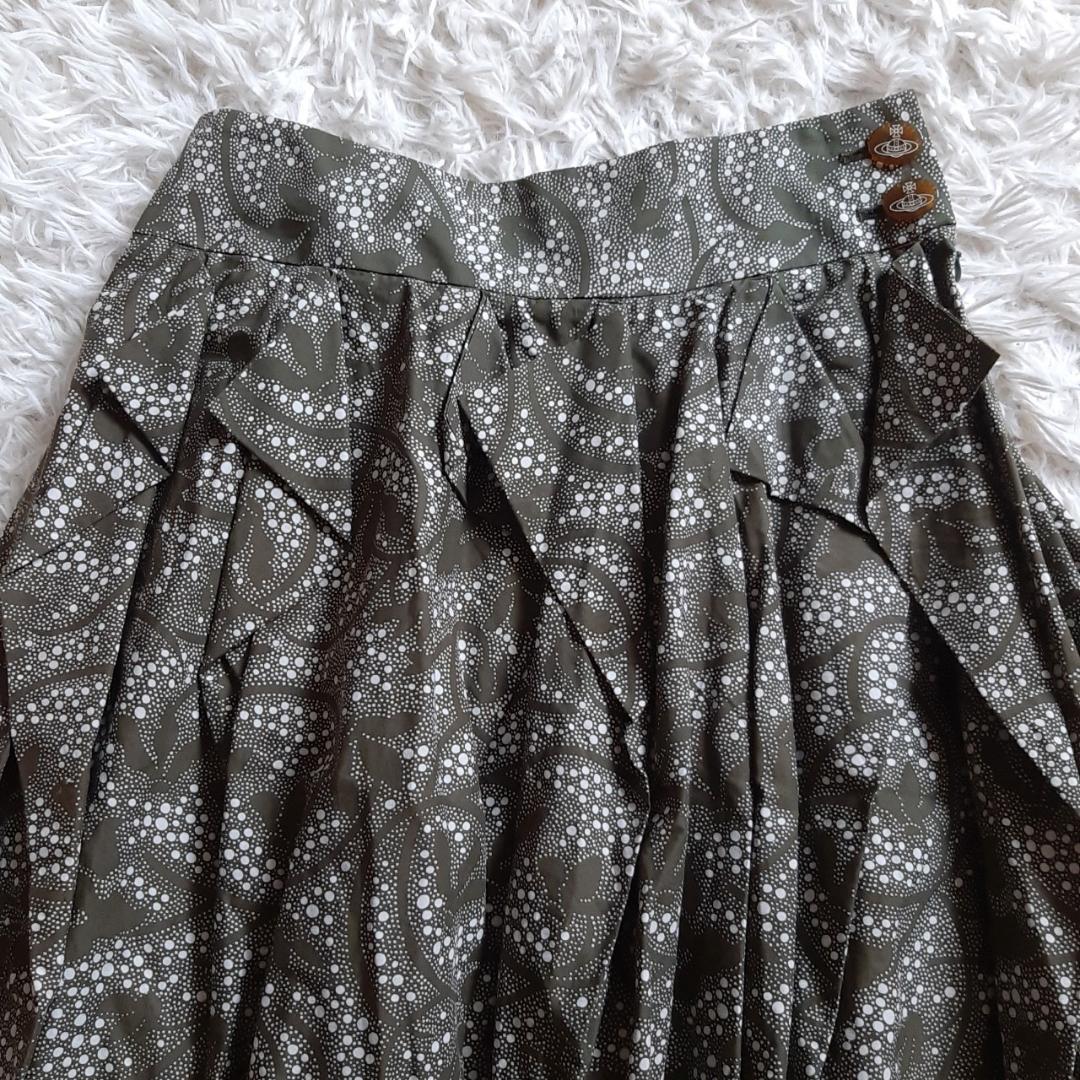 美品 『ヴィヴィアンウエストウッドレッドレーベル』 (2) フレアスカート 膝丈