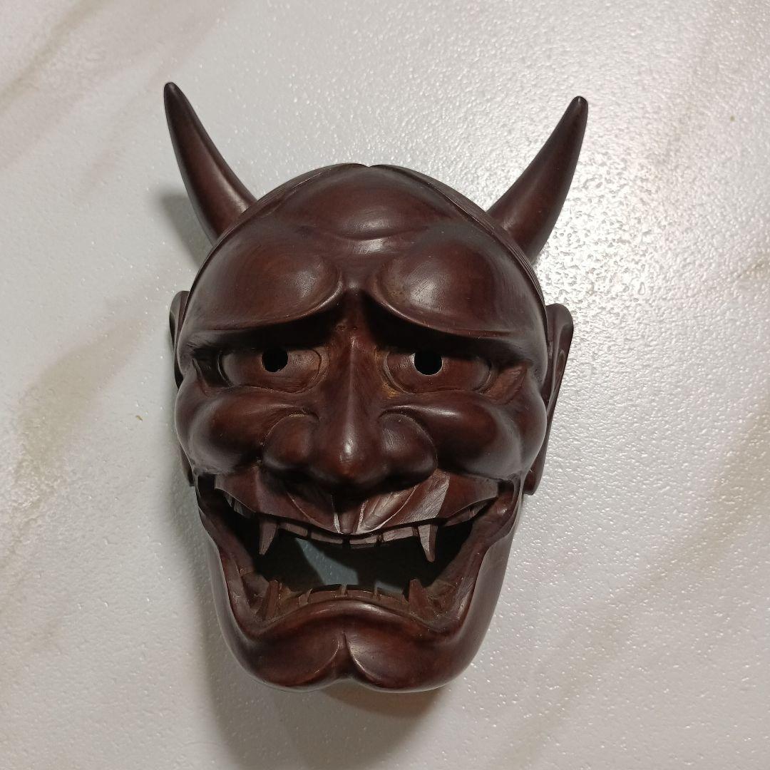 般若　木製鬼面