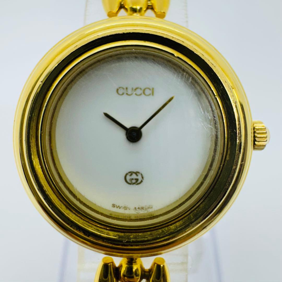 ✨GUCCI✨グッチ✨チェンジベゼル✨11/12✨ゴールド✨腕時計✨