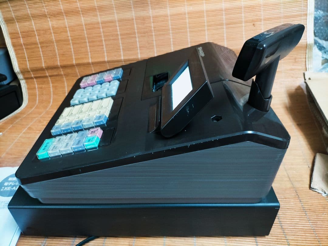 シャープレジスター　XE-A207　PC連携売上管理設定無料　277888