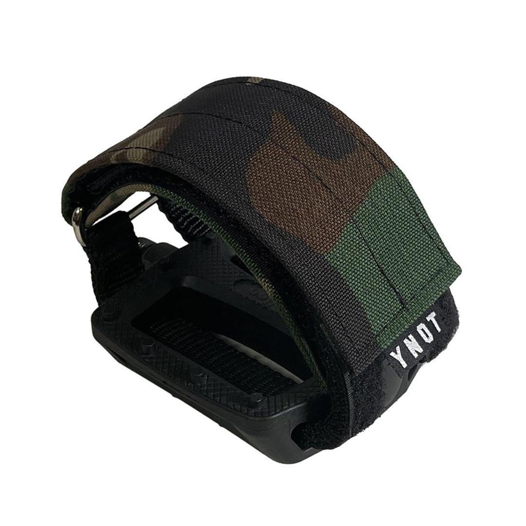 パーツ YNOT pedal strap woodland camo brotures