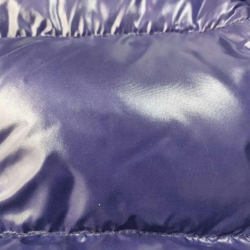 デュベティカ ダウンベスト パープル 高級ファー付 40 レディースM 373