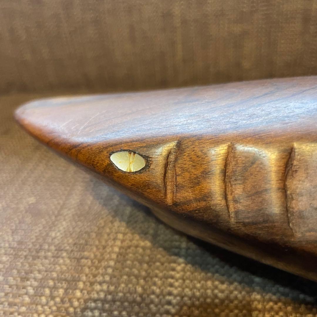 ソロモン諸島 ジンベイザメ 木彫り サメ シャーク 彫刻