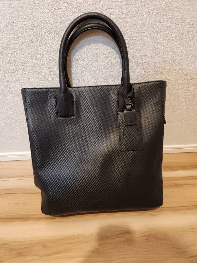 Dunhill 希少！新品 トートバッグ 牛革 【ブラック】