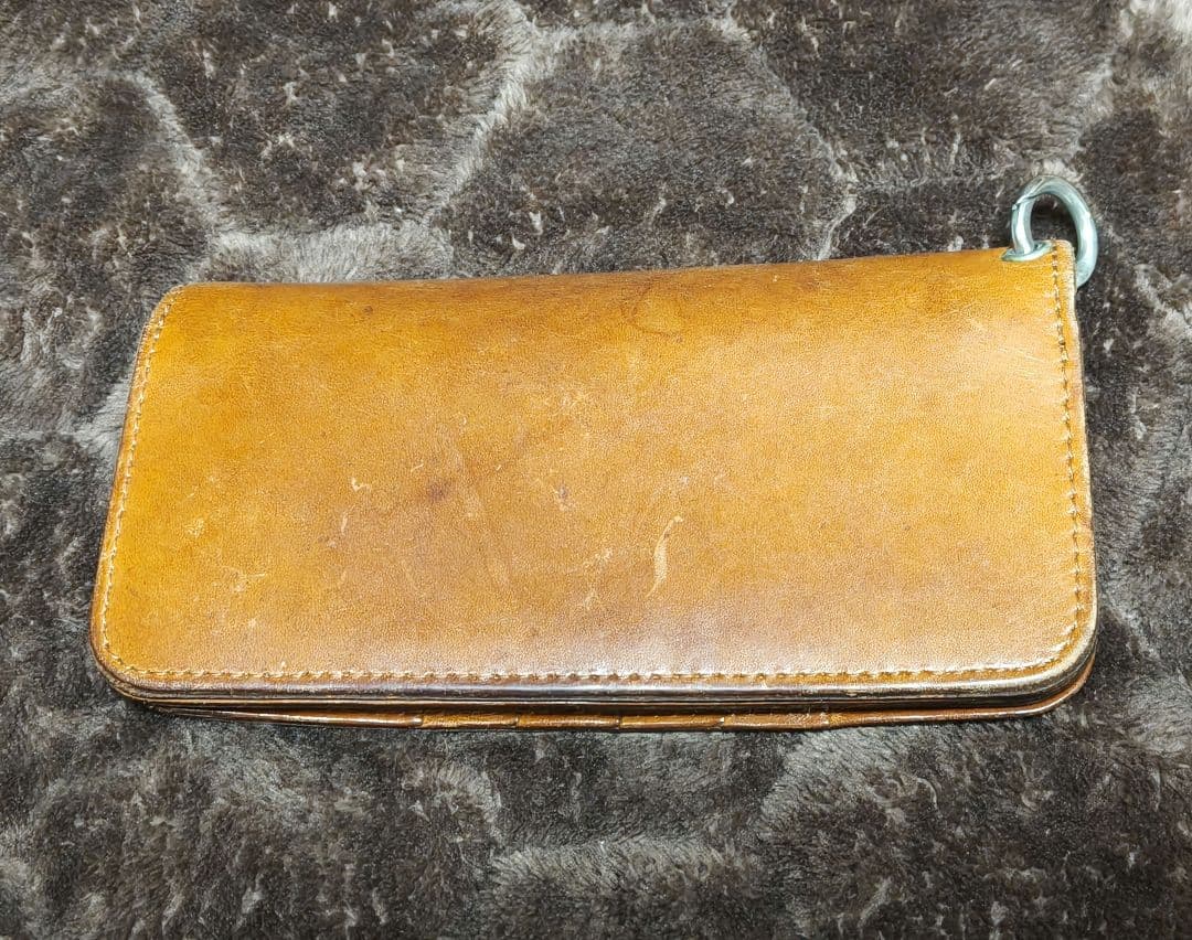 スタンダードカリフォルニア別注HTCターコイズ&スタッズ付きロングウォレット