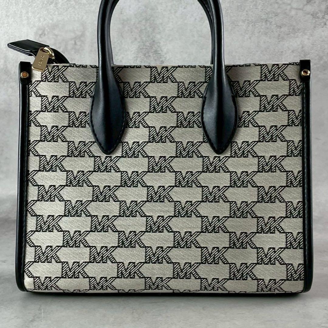 ✨美品✨マイケルコース　ミレラ　トートバッグ　2way MKシグネチャー　黒白