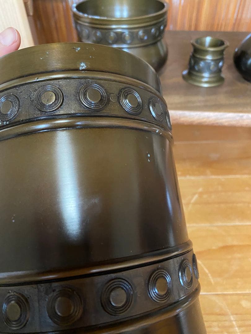 茶道具　皆具　銅製