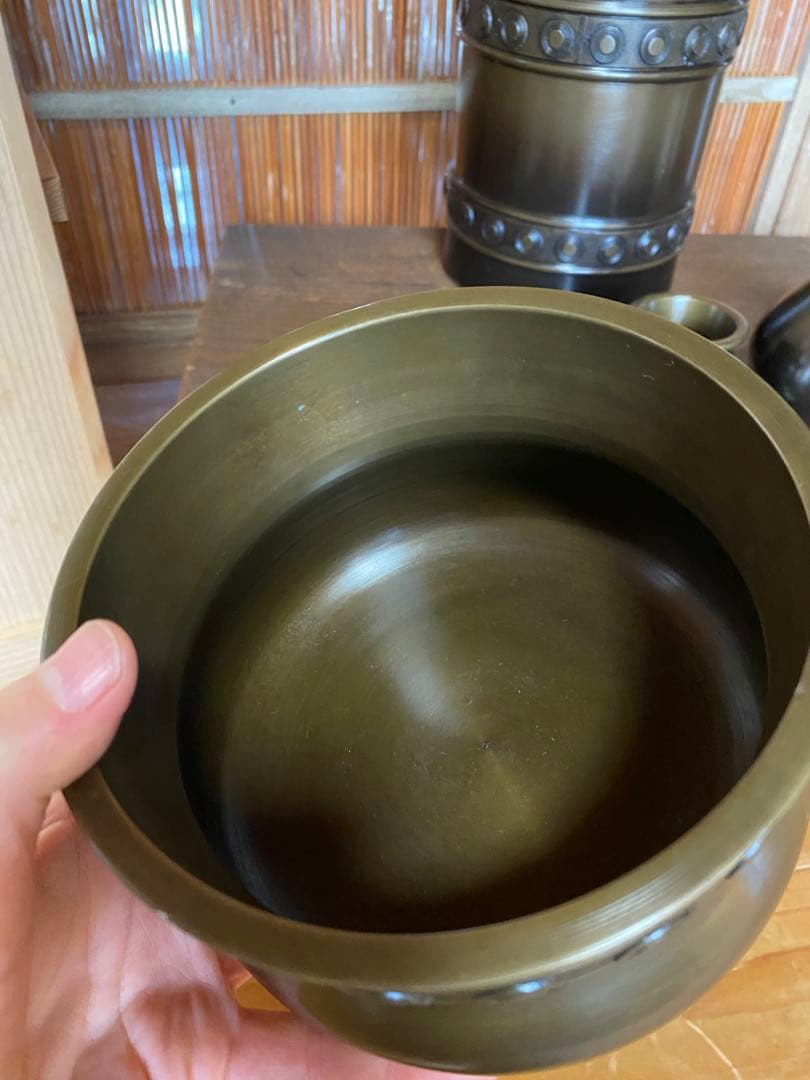 茶道具　皆具　銅製