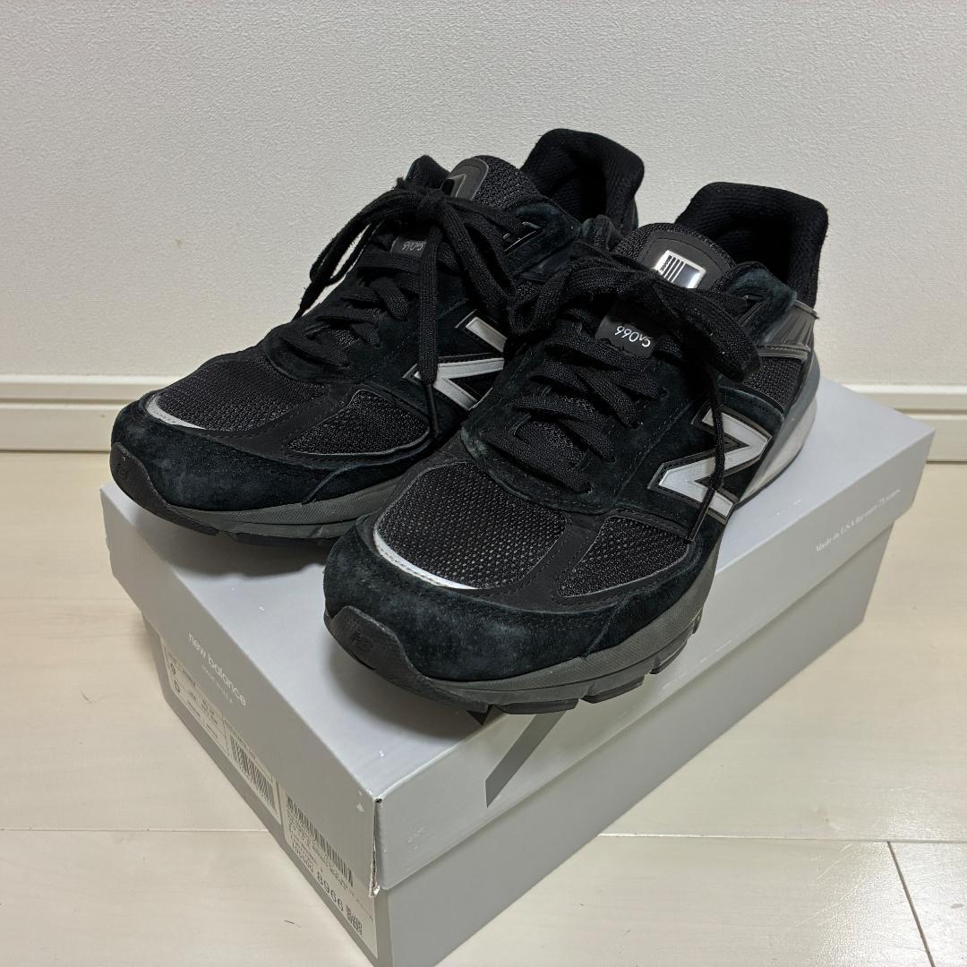 ニューバランス M990BK5 27.0 黒 990v5 USA製 専用箱