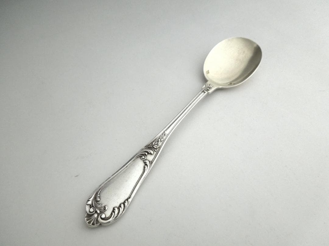 フランス　シルバーアイスクリームスプーン　 純銀