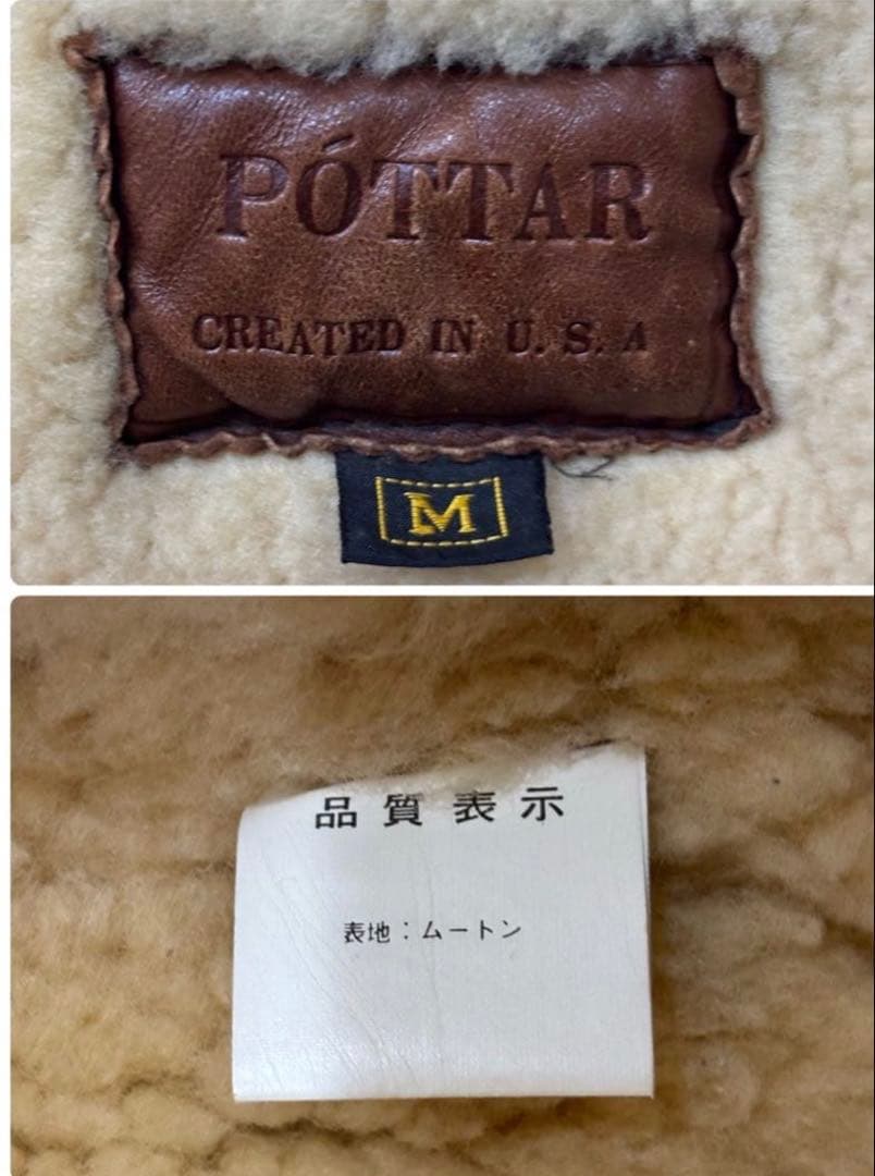 b-3 本革レザー ムートン フライトジャケット