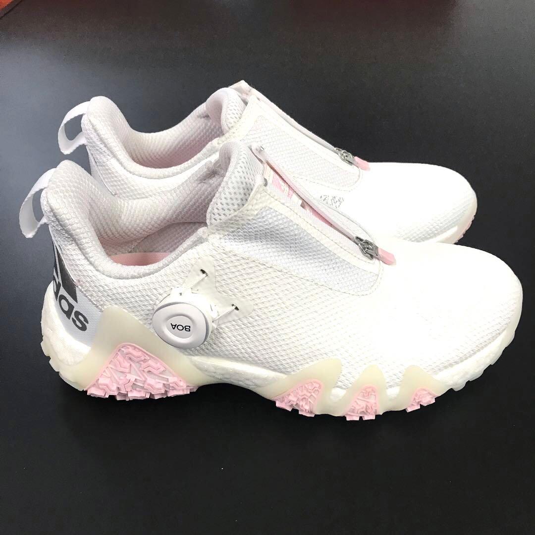 【超美品】アディダス コードカオス22 BOA レディース ゴルフシューズ