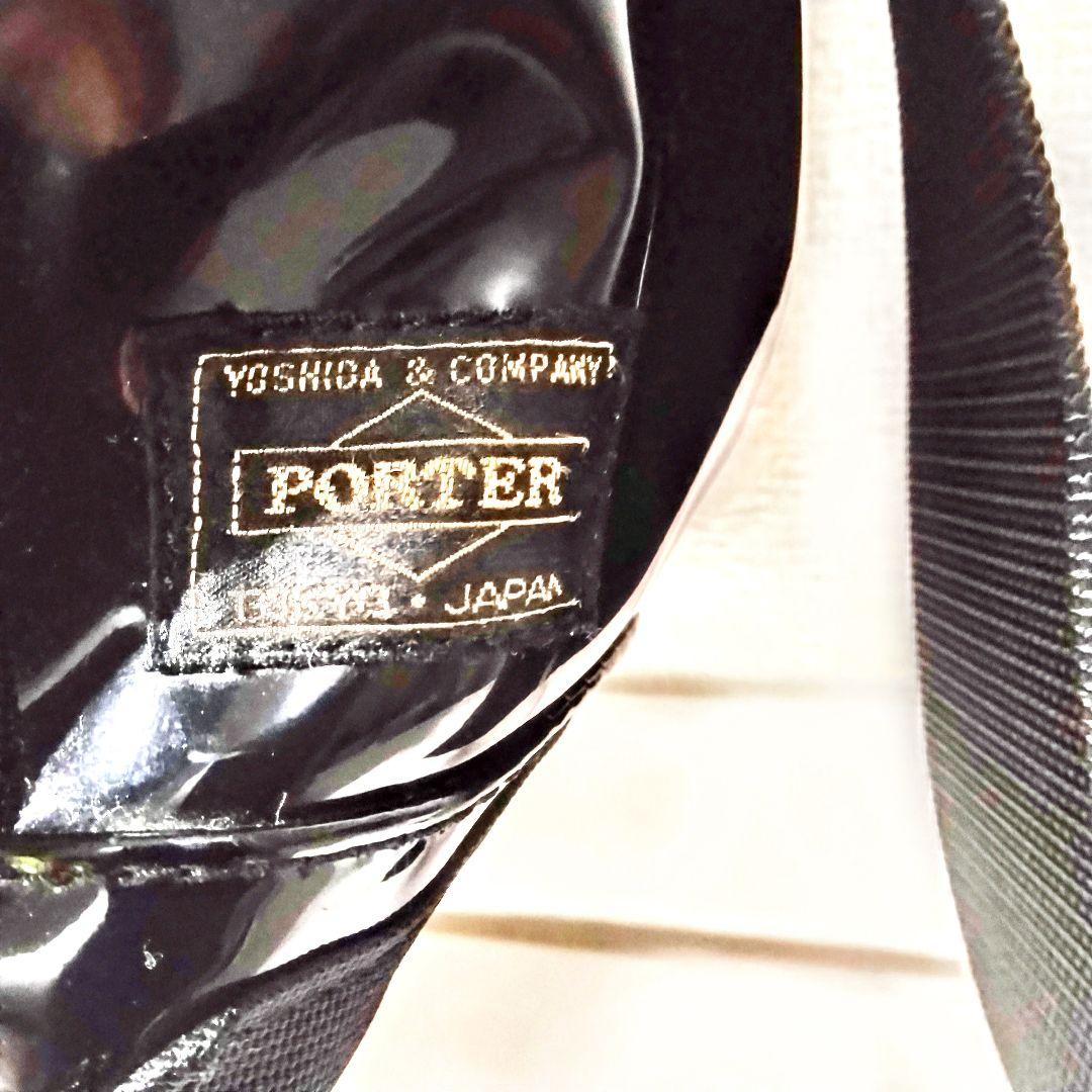 STUSSY × PORTER エナメルメッセンジャーバッグ