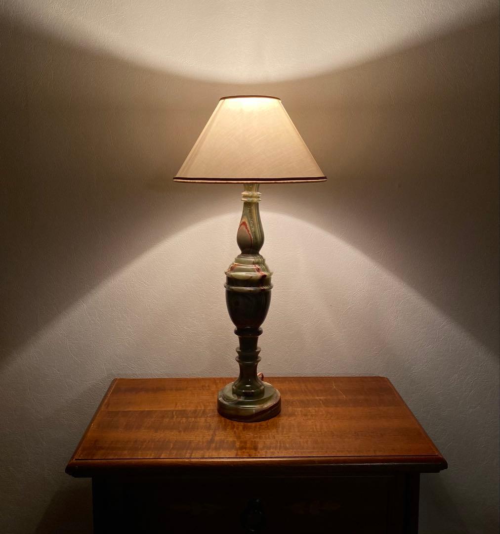 【美品】80sヴィンテージランプ オニキス madein パキスタン ベースのみ