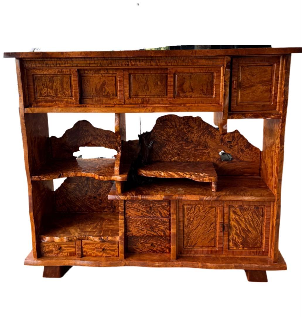 希少　飾り棚 茶棚 サイドボード リビングボード 茶箪笥