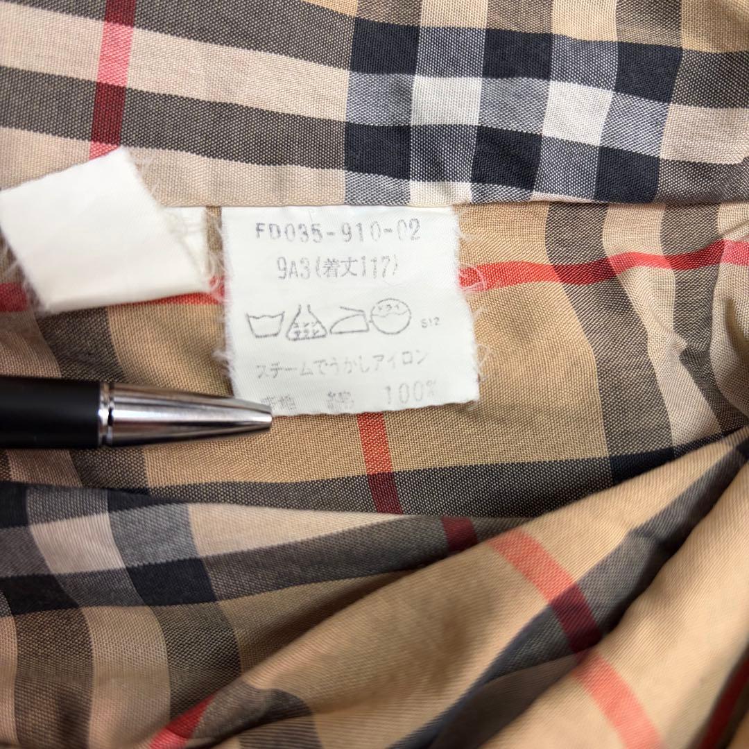 【人気】Burberrys トレンチコート ノバチェック M相当 ベルト付き