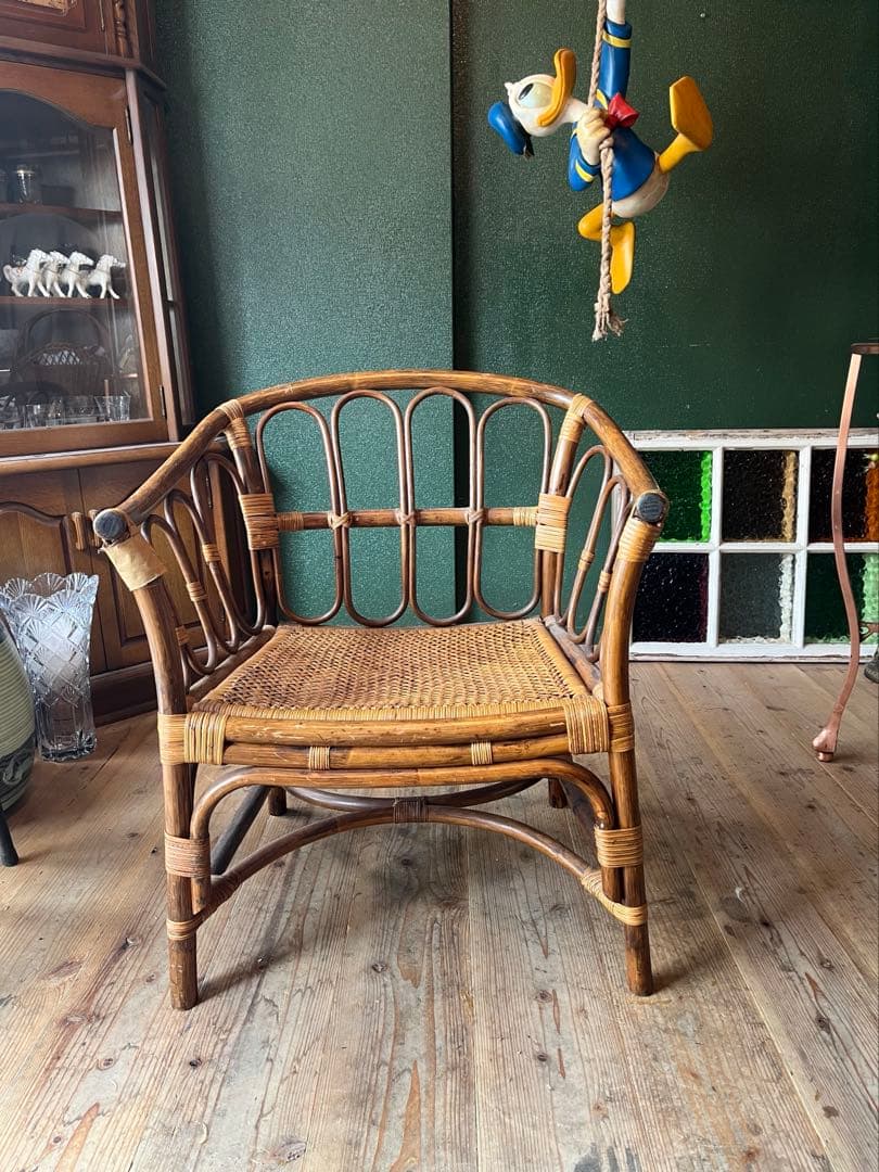 マルニ ラタン 籐 アームチェア 椅子 インテリア