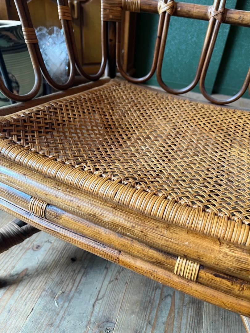 マルニ ラタン 籐 アームチェア 椅子 インテリア
