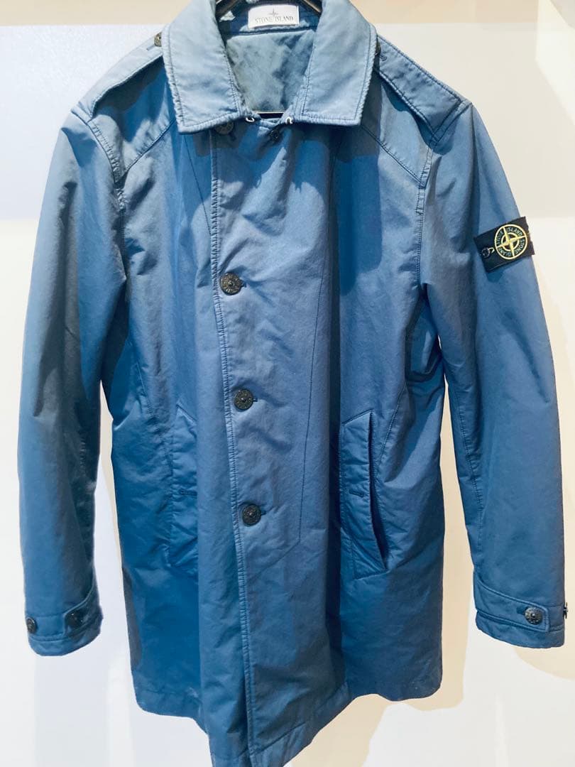 美品stone  david-tc コート　ブルー
