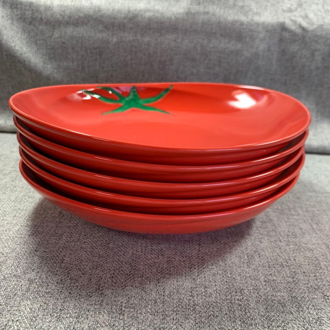 有田焼　田清窯　チェルキオ　トマト　パスタ皿　カレー　シチュー　有田のパスタ皿