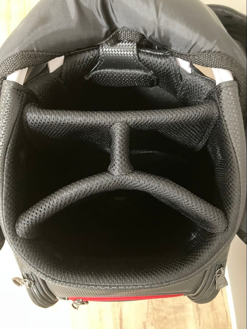 k0208 ADIDAS ゴルフ キャディバッグ ブラック