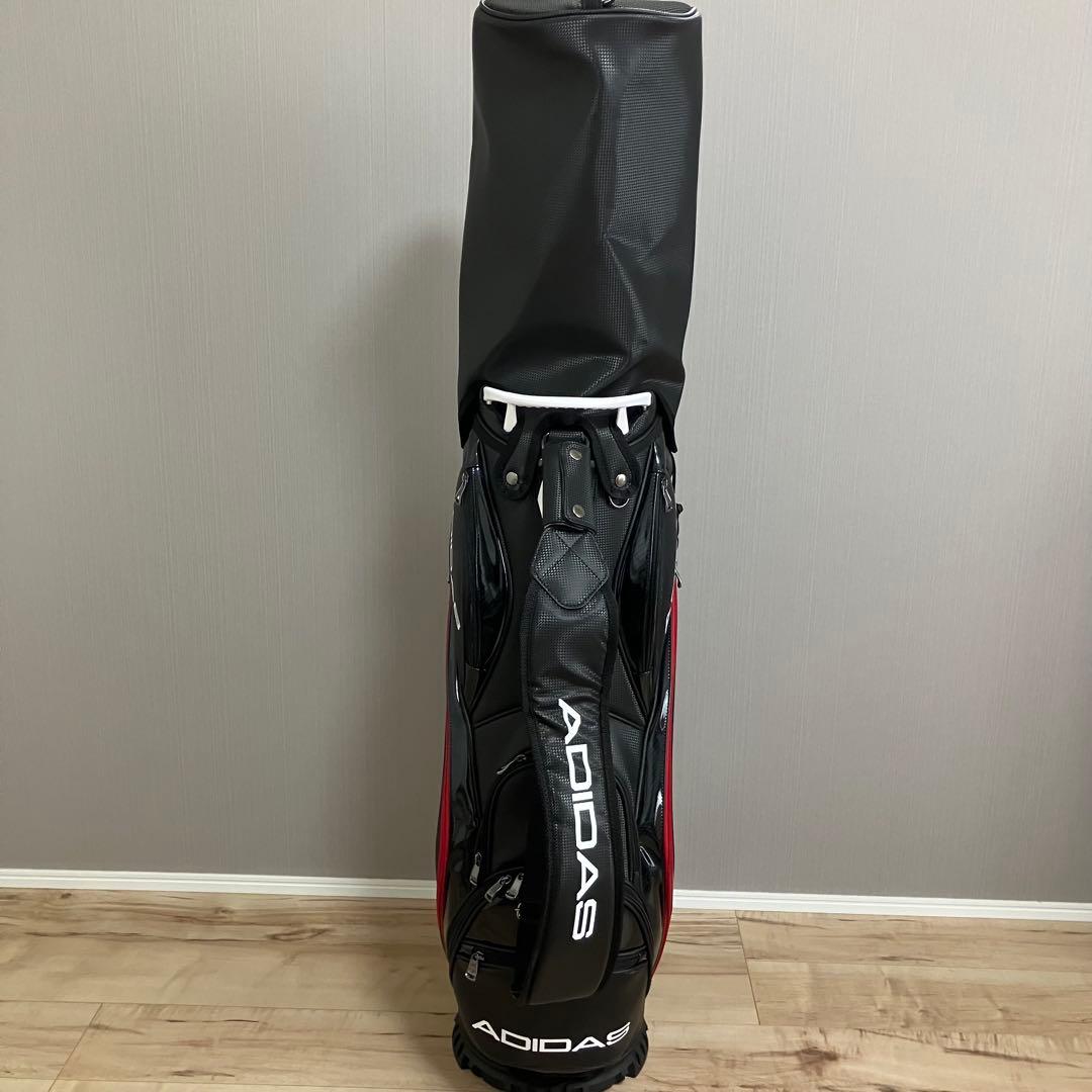 k0208 ADIDAS ゴルフ キャディバッグ ブラック