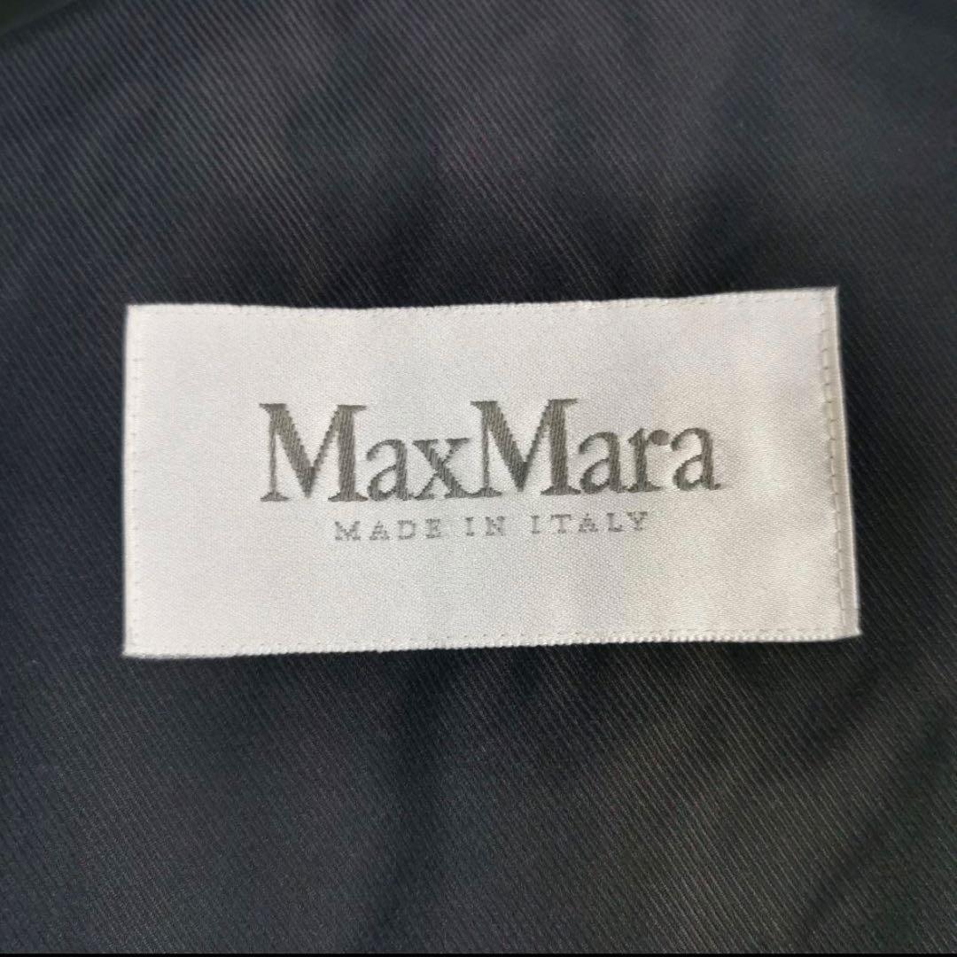 ブ*ケ様 高級白タグ【人気✨】マックスマーラ トレンチコート ショート ネイビー