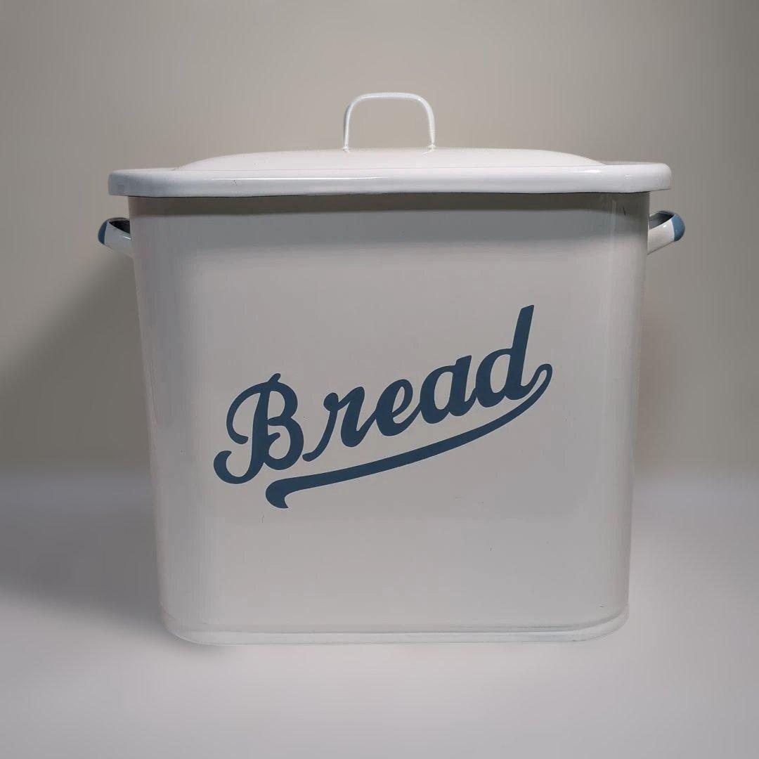 ホーロー ブレット缶 ブルー