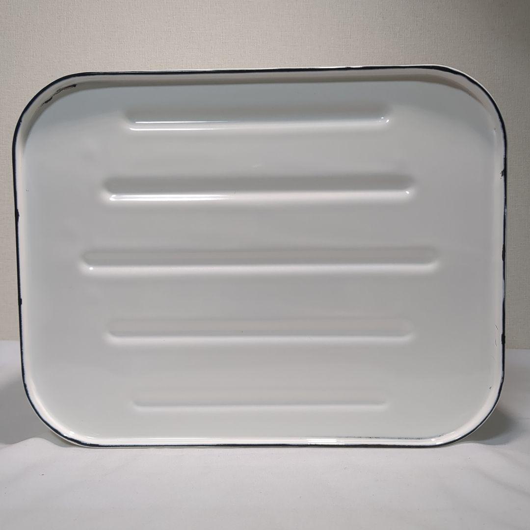 ホーロー ブレット缶 ブルー