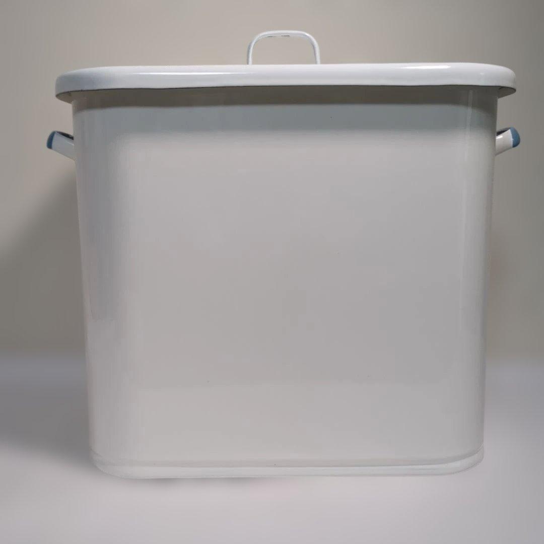 ホーロー ブレット缶 ブルー