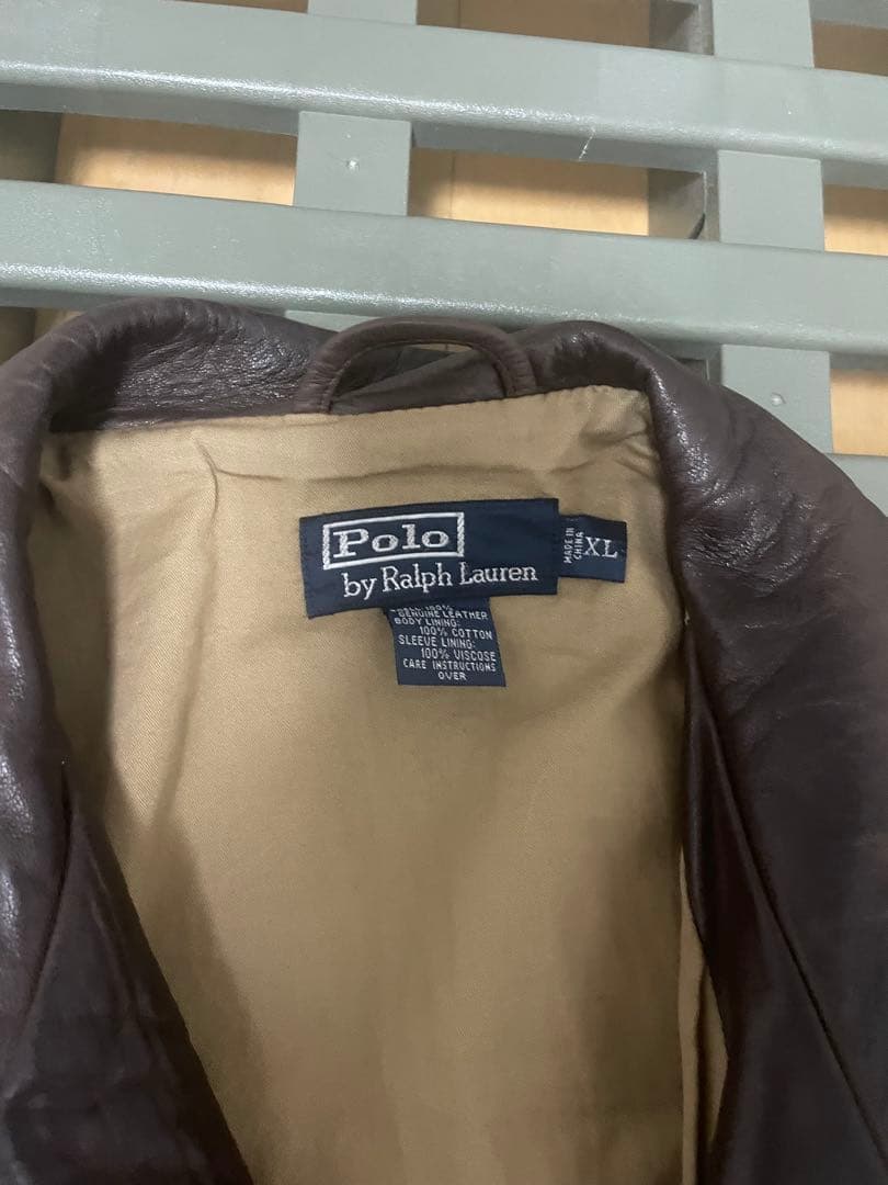 K*D様 Polo Ralph Lauren レザージャケット XL ブラウン