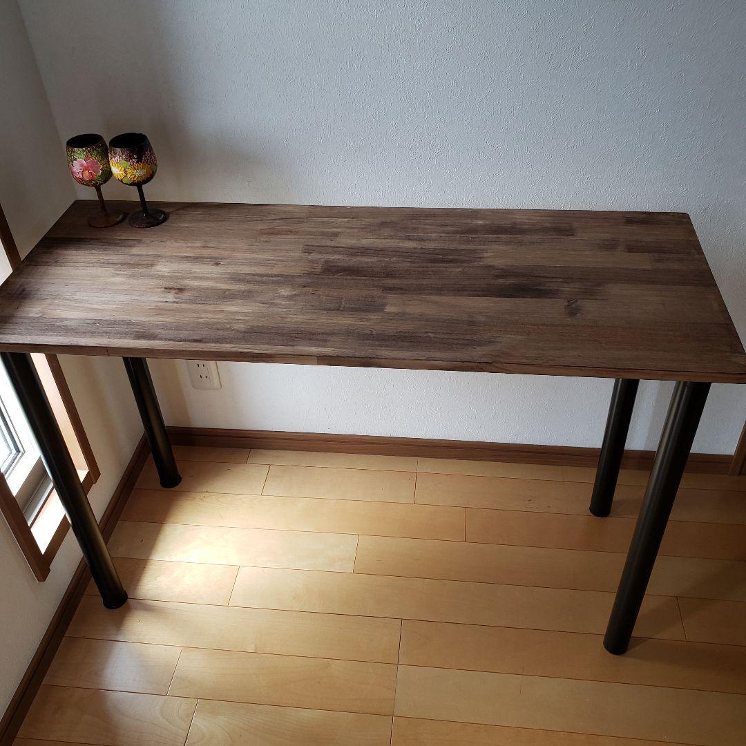 120×35　カウンターテーブル　ウォールナット仕上げ