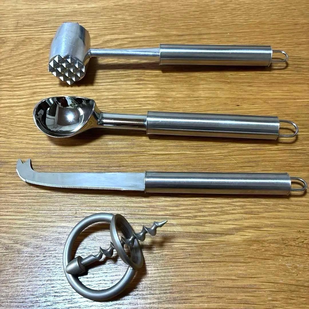 MUJI 無印良品　ステンレス製キッチンツールセット　廃番　貴重