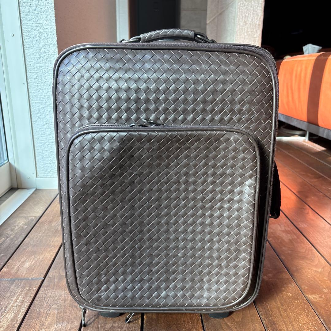 ボッテガべネタダークブラウン キャリーケース