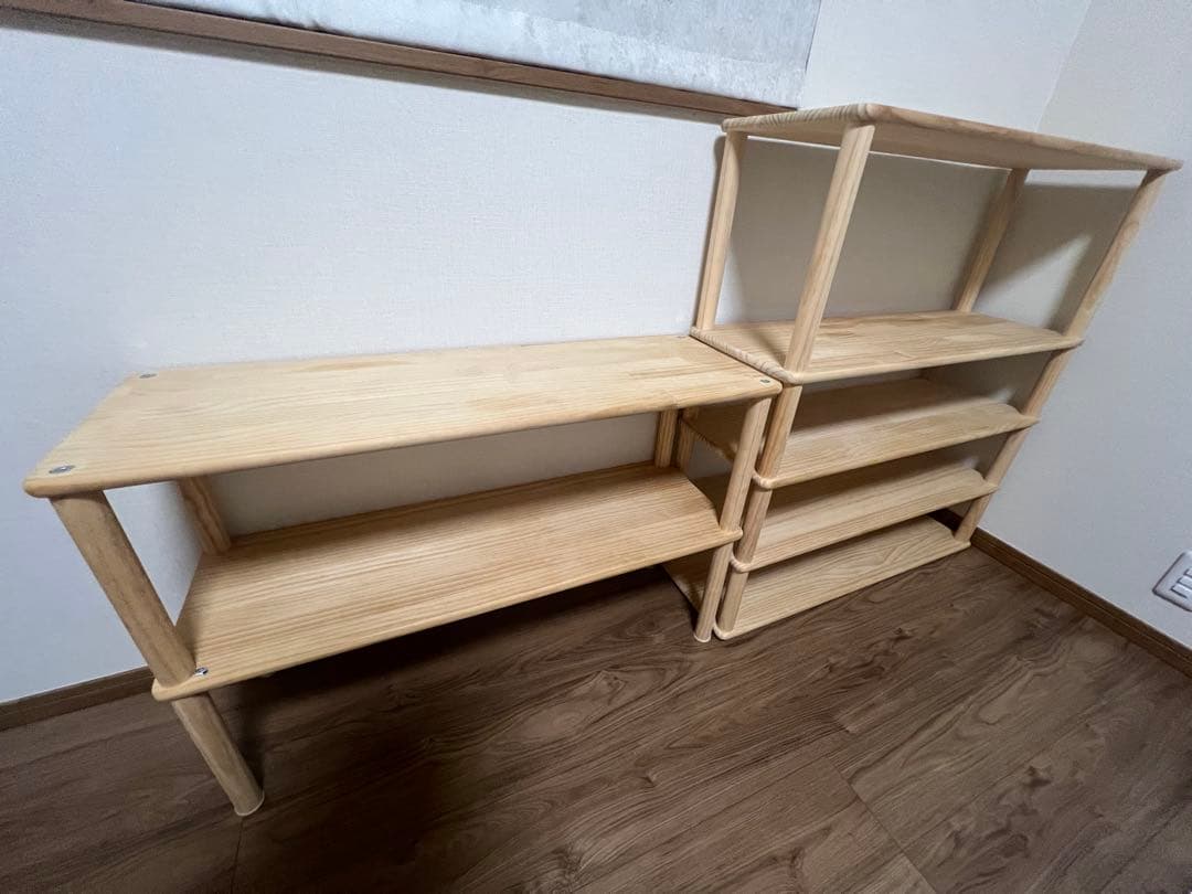 【ワンダーシェルフ】 モンテッソーリ おもちゃ棚 本棚　キッズデスク