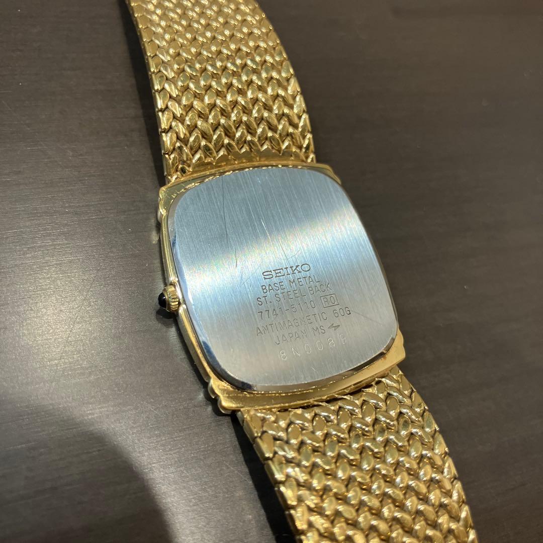 Seiko Dolce ゴールド メッシュバンド　美品
