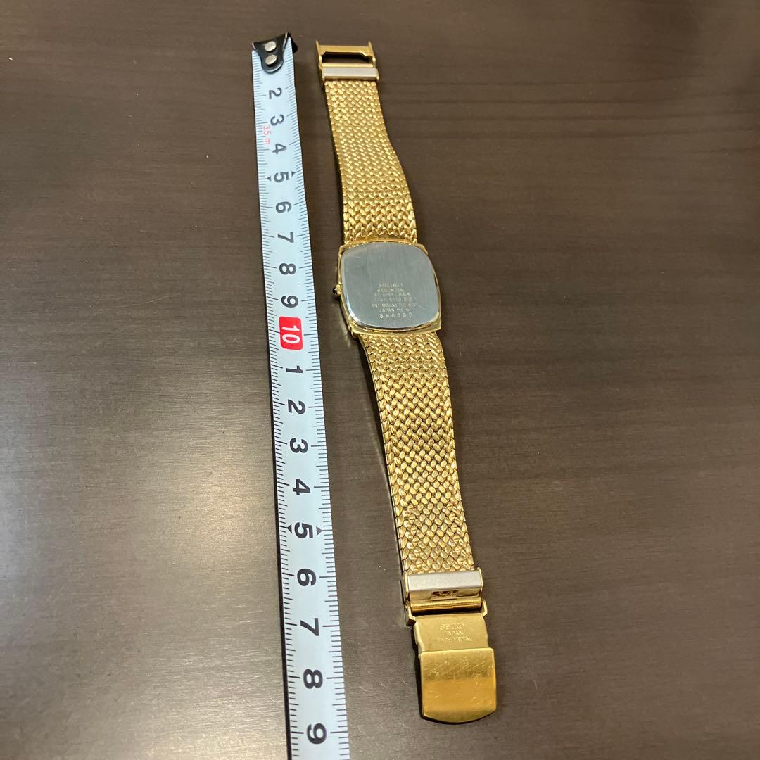 Seiko Dolce ゴールド メッシュバンド　美品