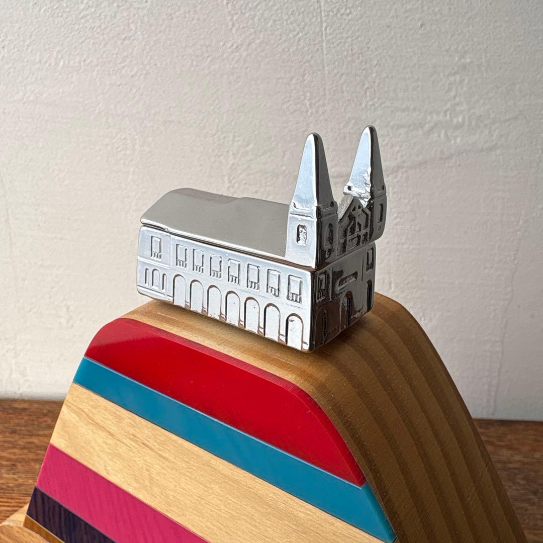 ブラジル 木製 山の上の教会 オブジェ リオデジャネイロ ペーニャ教会 カラフル