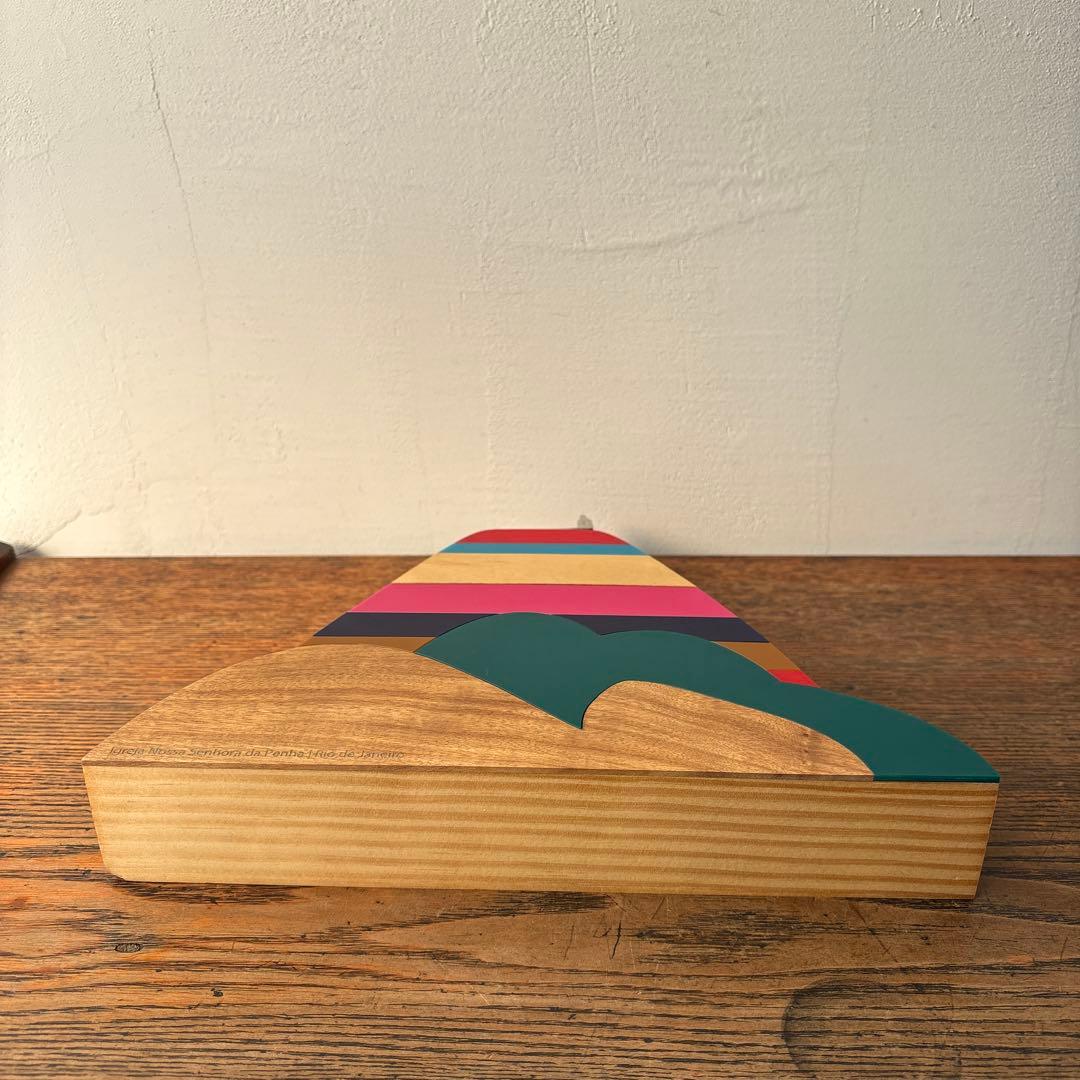 ブラジル 木製 山の上の教会 オブジェ リオデジャネイロ ペーニャ教会 カラフル