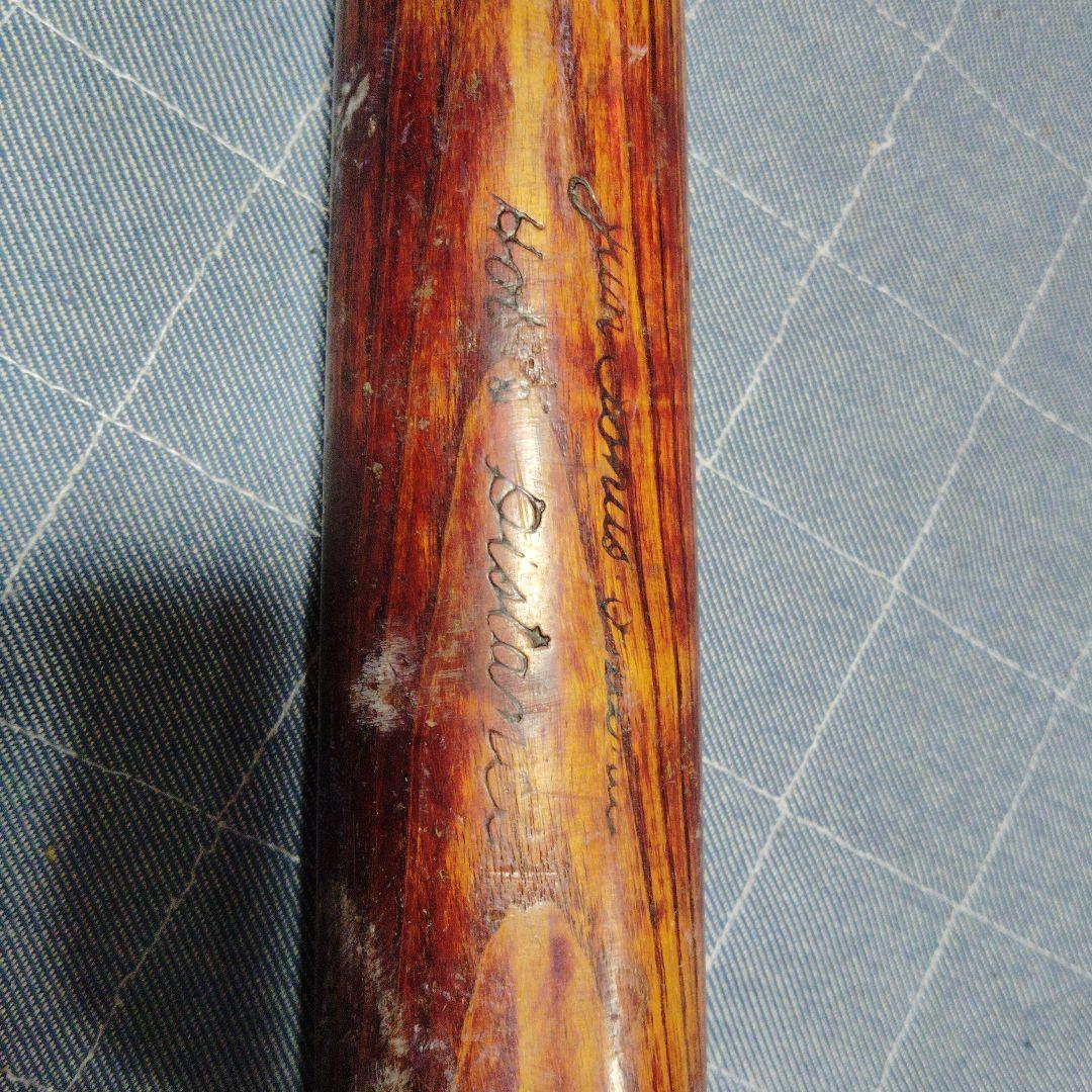 希少品 ジュン・イシイ製 硬式用圧縮バット 本物の長嶋茂雄氏実使用バット