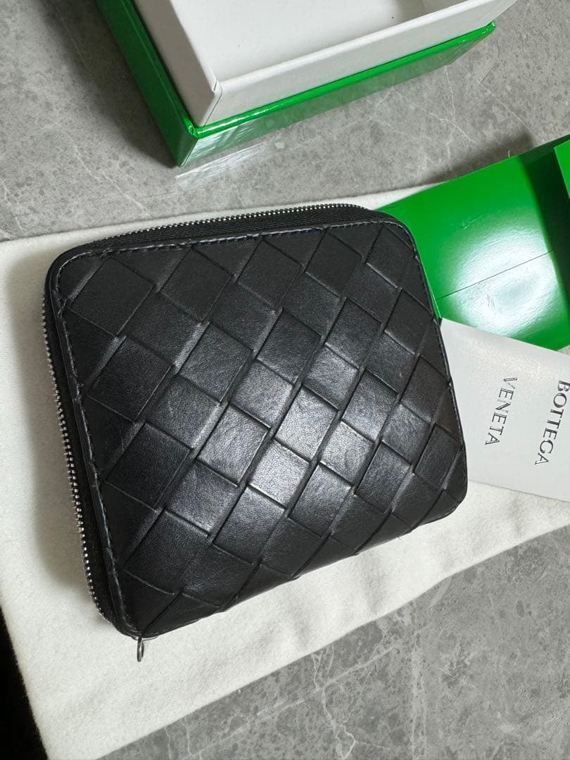 MY　BOTTEGA VENETA ブラックレザーケース