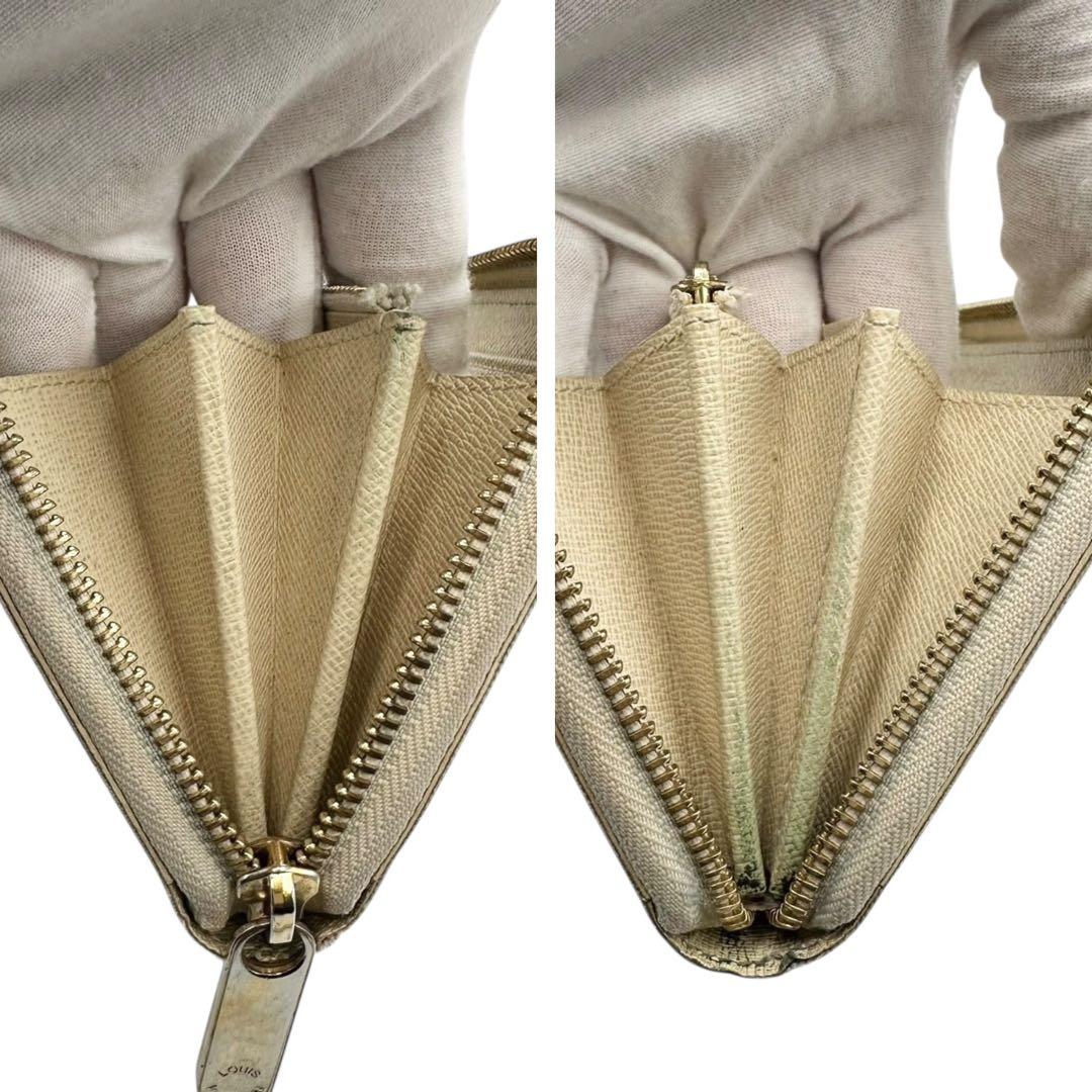 【美品】ルイヴィトン ジッピーウォレット ダミエアズール ラウンドファスナー