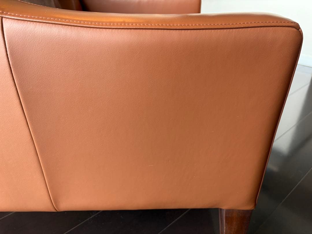 RORO 一人掛けソファ　本革　キャメルブラウン