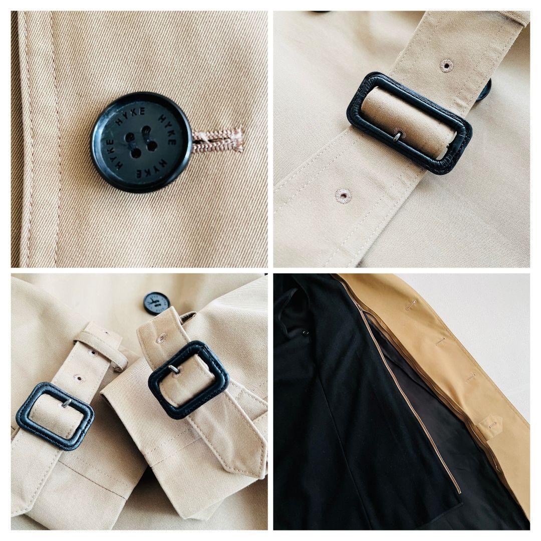 ✨美品✨HYKE トレンチコート ベージュ M ライナー付き レギュラーフィット