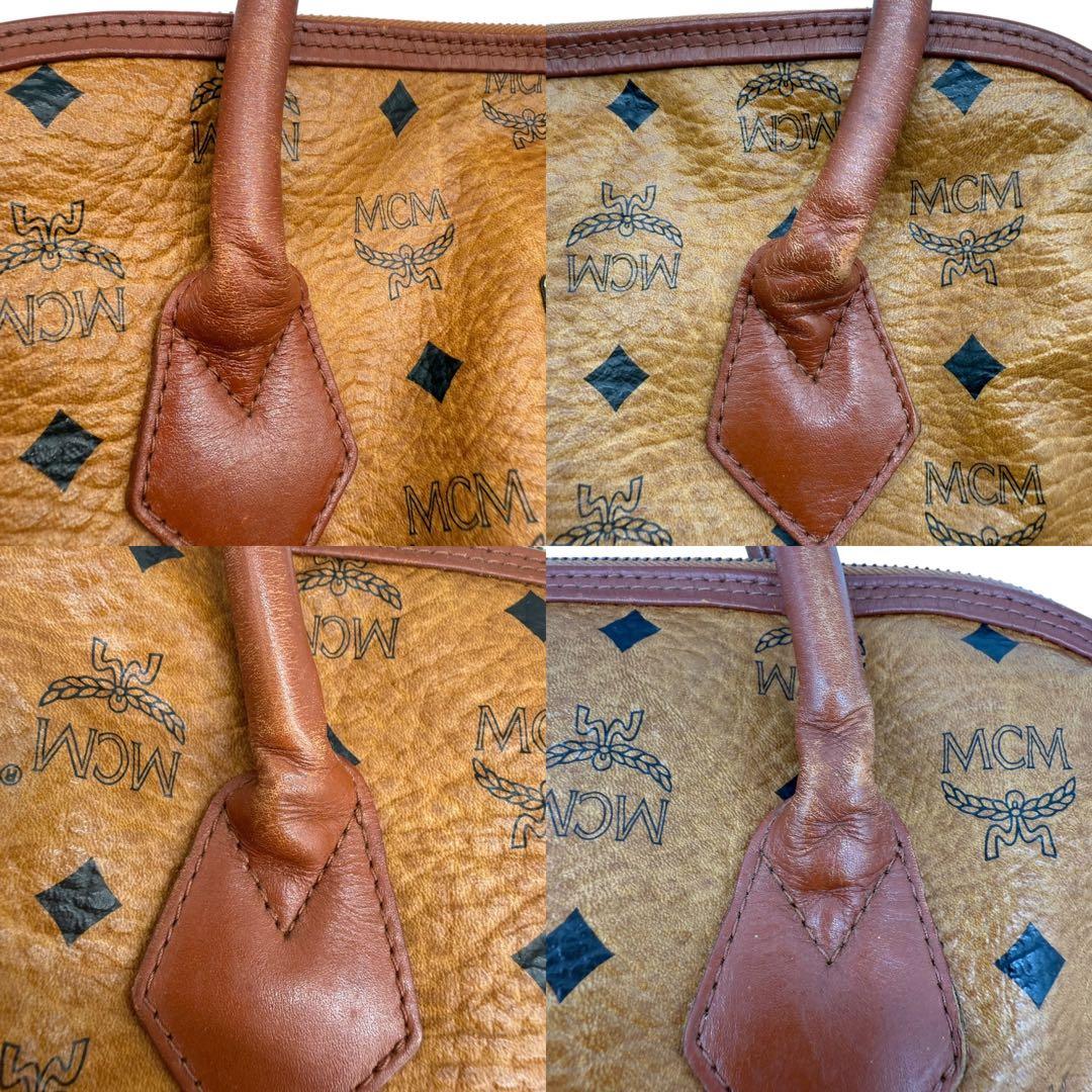 MCM エムシーエム ハンドバッグ ミニボストンバッグ レザー ヴィセトス柄