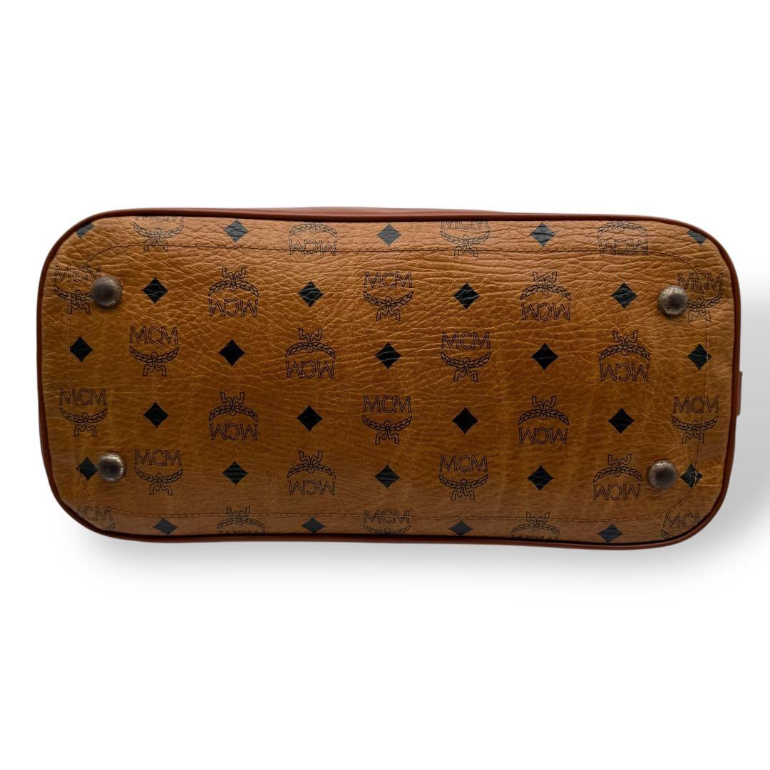 MCM エムシーエム ハンドバッグ ミニボストンバッグ レザー ヴィセトス柄