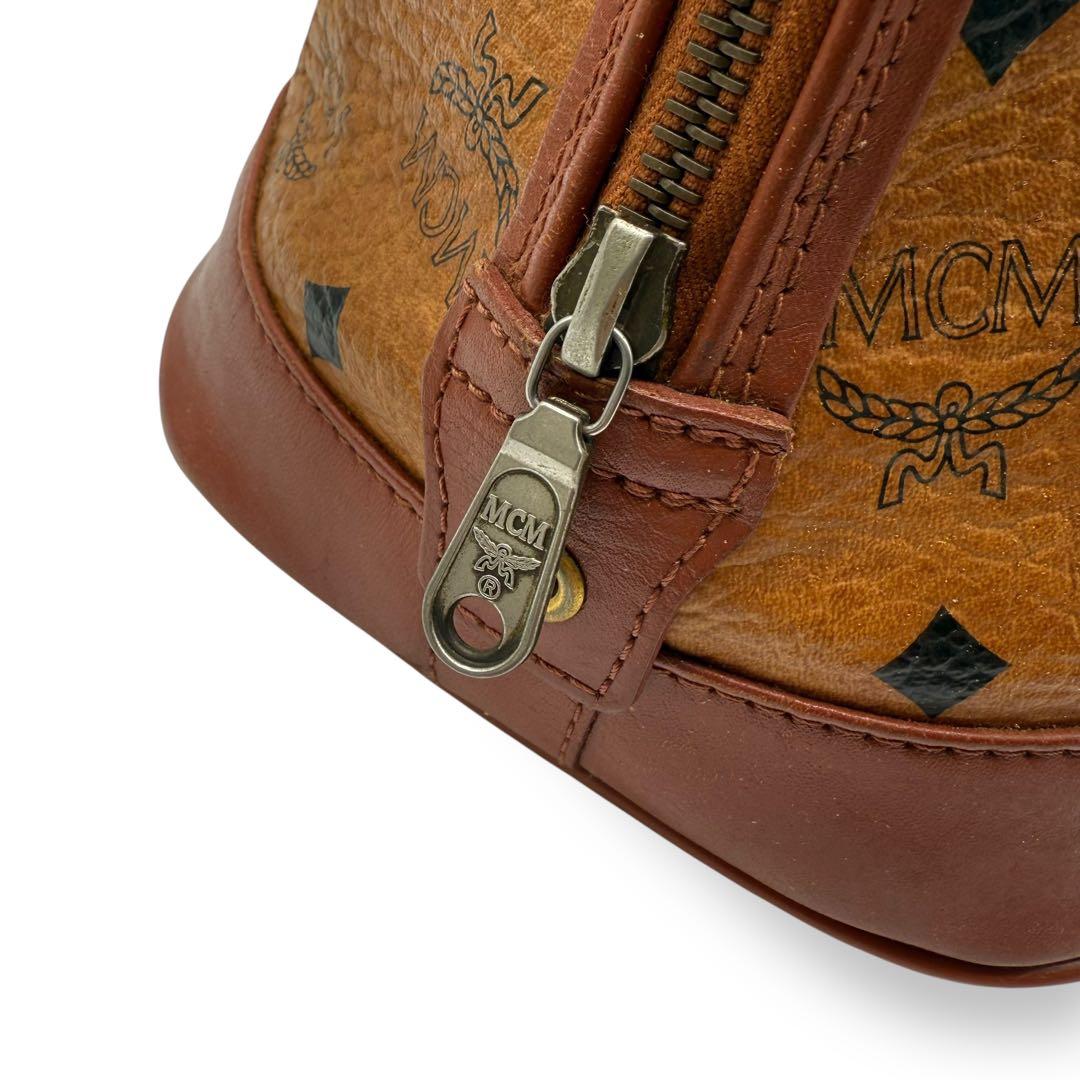 MCM エムシーエム ハンドバッグ ミニボストンバッグ レザー ヴィセトス柄