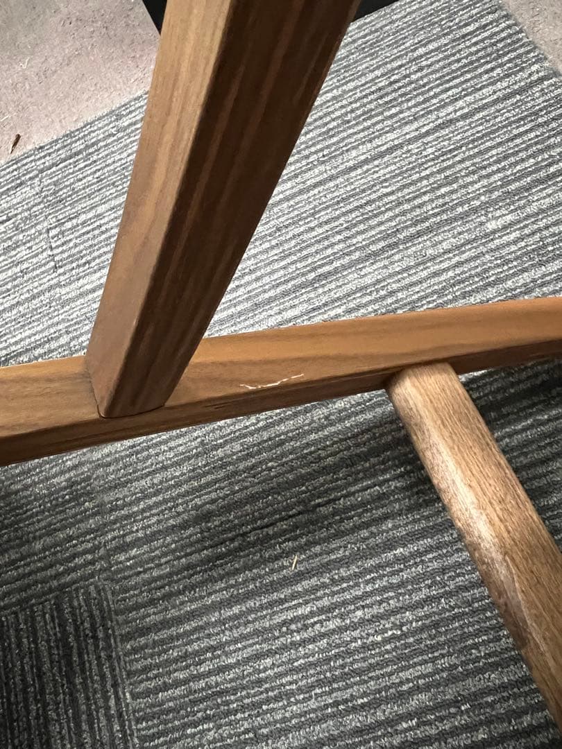 N1【used】カリモク デスクチェア XT2451KR フローラルブルー