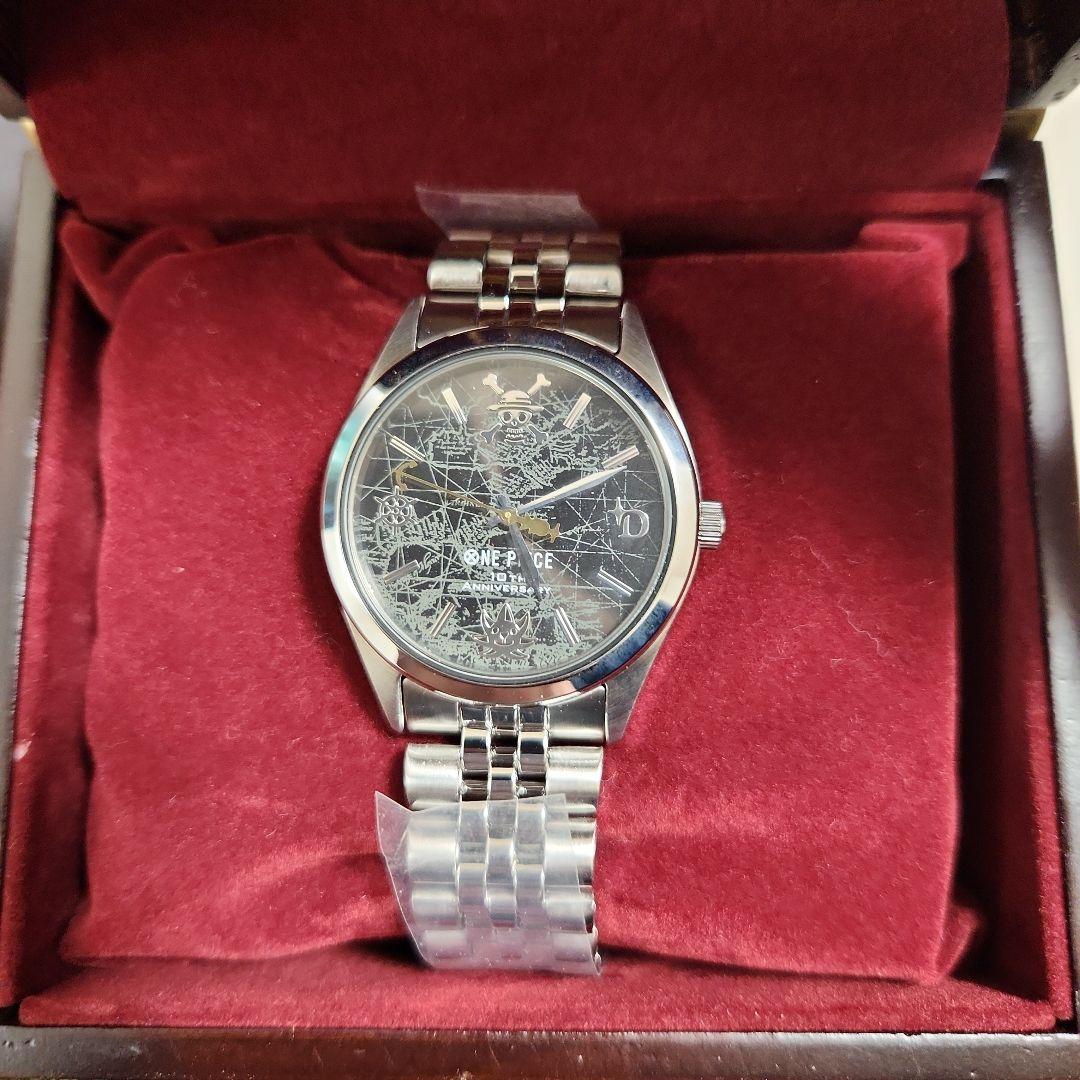 ワンピース10周年記念 地図デザイン 腕時計