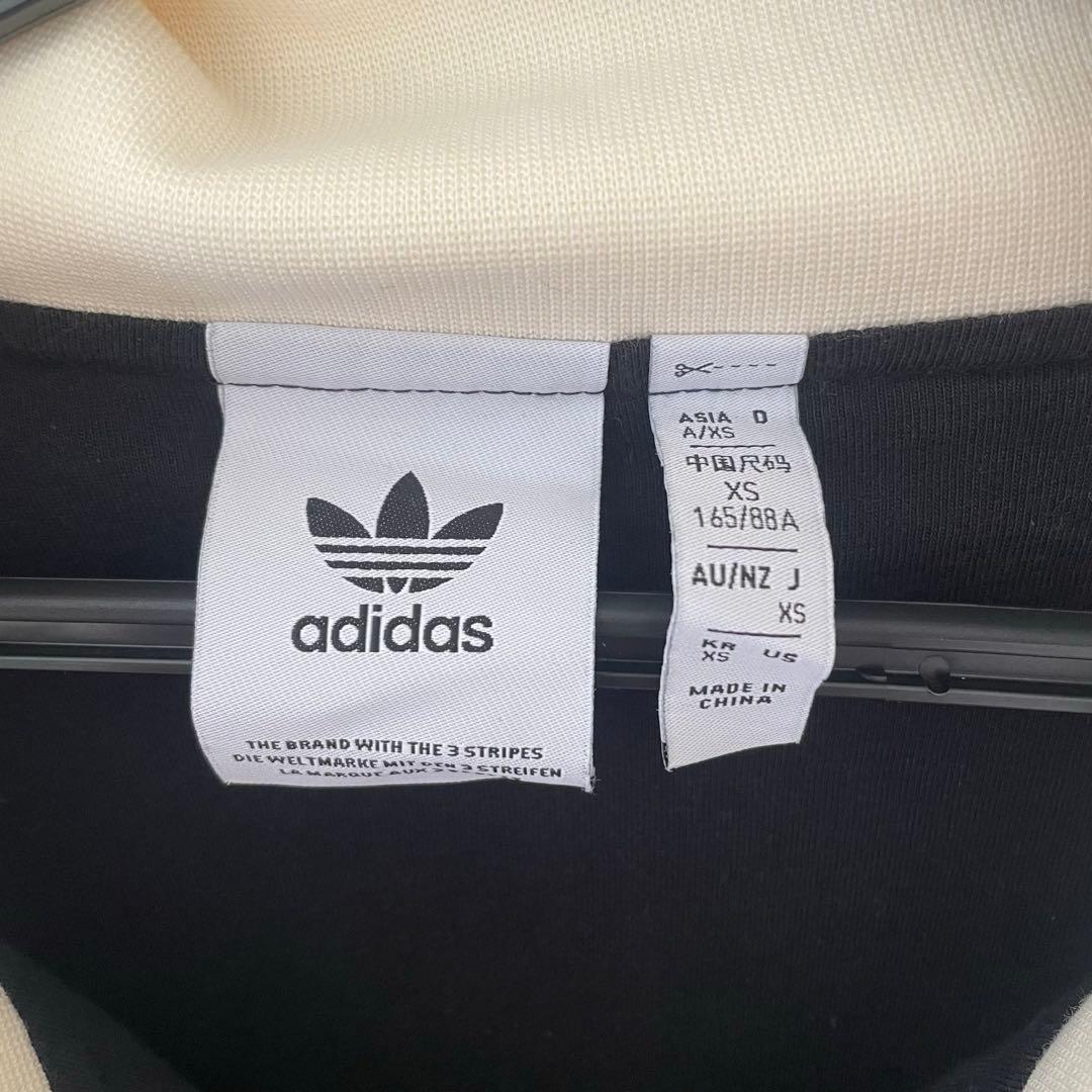 adidas アディカラー ワッフル クラシック トラックトップ ブラック XS